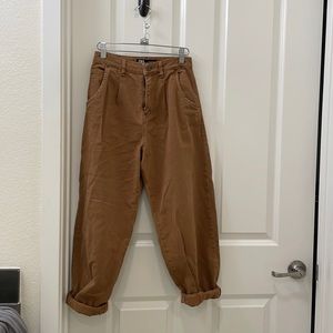 Zara baggy brown pants